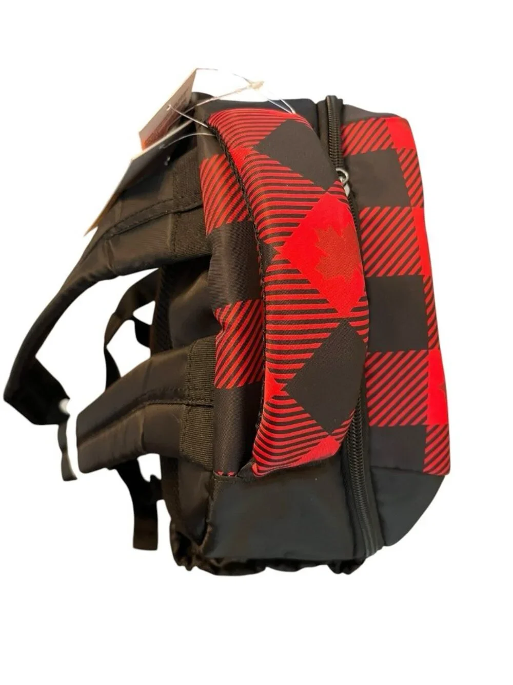 Disney Parks Lug EPCOT Canada World Showcase Mickey Mouse Hockey Plaid Backpack